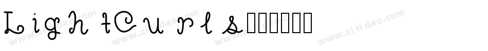 LightCurls字体转换
