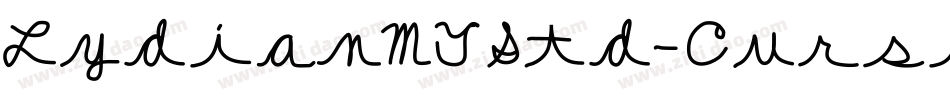 LydianMTStd-Cursive字体转换