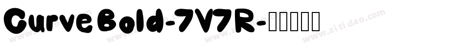 CurveBold-7V7R字体转换