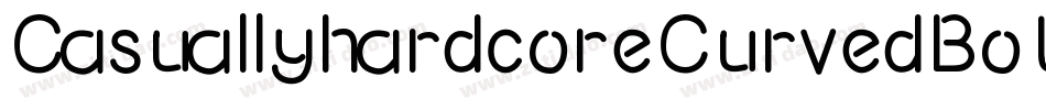 CasuallyhardcoreCurvedBottom-19yg字体转换