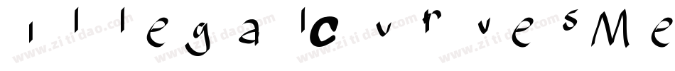 IllegalCurvesMedium字体转换