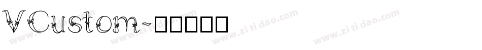 VCustom字体转换