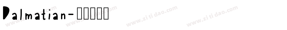 Dalmatian字体转换