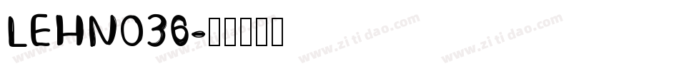 LEHN036字体转换