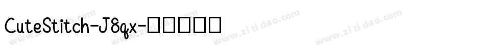 CuteStitch-J8qx字体转换