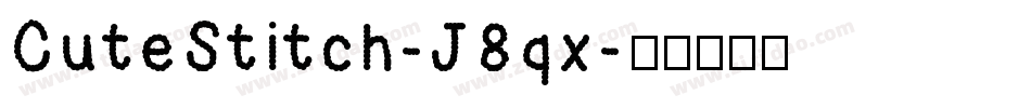 CuteStitch-J8qx字体转换