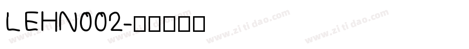 LEHN002字体转换