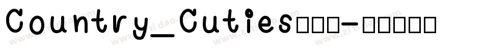 Country_Cuties转换器字体转换