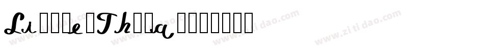 Little-Thomas字体转换