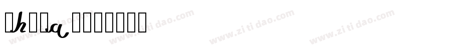 thomas字体转换