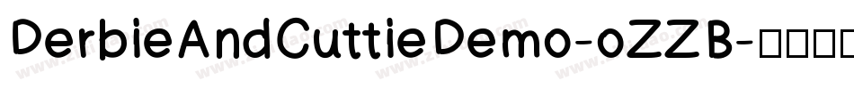 DerbieAndCuttieDemo-oZZB字体转换