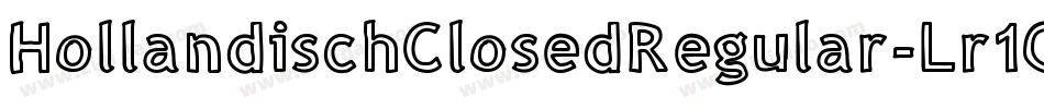 HollandischClosedRegular-Lr1G字体转换