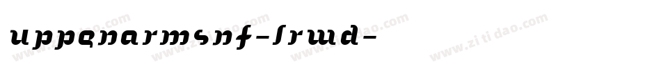 UppenArmsNf-LRWD字体转换