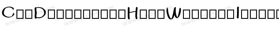 CruDissaramasHandWrittenItalic-My1v字体转换