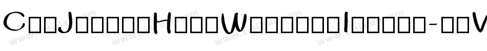 CruJariyaHandWrittenItalic-6vVY字体转换