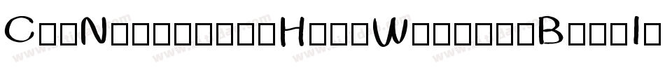 CruNonthawatHandWrittenBoldItalic-WZ3v字体转换