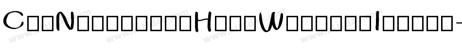 CruNonthawatHandWrittenItalic-agl9字体转换