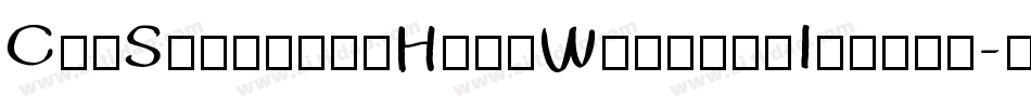 CruSuttineeHandWrittenItalic-4K0l字体转换