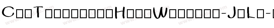 CruTodsapornHandWritten-JyLj字体转换