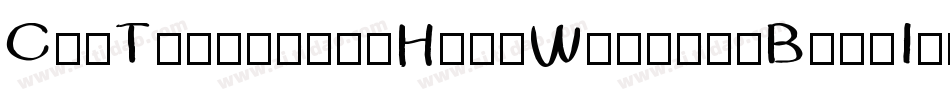CruTodsapornHandWrittenBoldItalic-jdwG字体转换