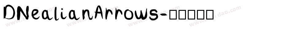 DNealianArrows字体转换