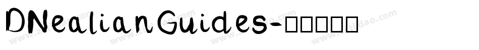 DNealianGuides字体转换
