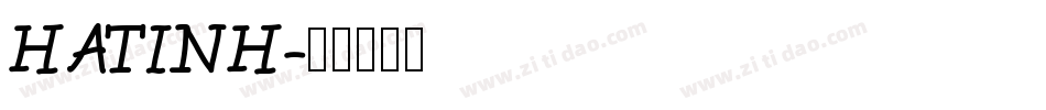 HATINH字体转换