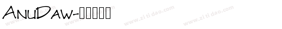 AnuDaw字体转换