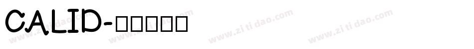 CALID字体转换