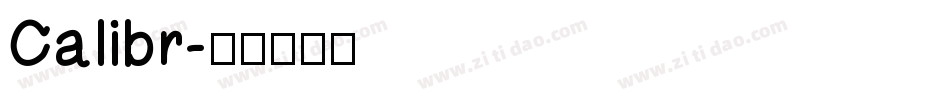 Calibr字体转换