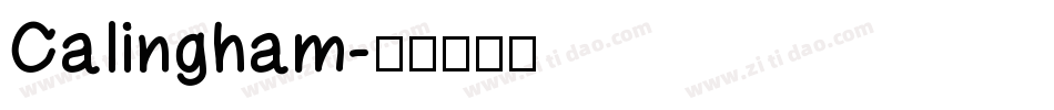 Calingham字体转换