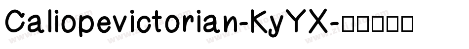 Caliopevictorian-KyYX字体转换