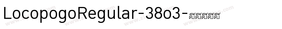 LocopogoRegular-38o3字体转换