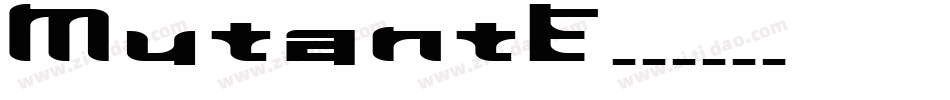MutantE字体转换