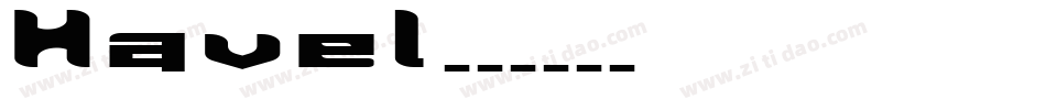 Navel字体转换