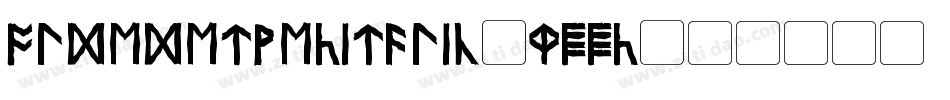 OldeDethekItalic-J44K字体转换