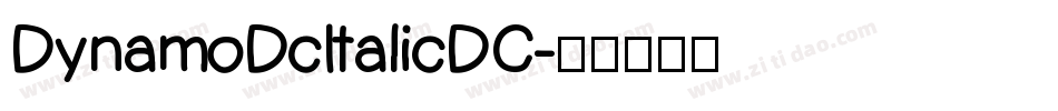 DynamoDcItalicDC字体转换