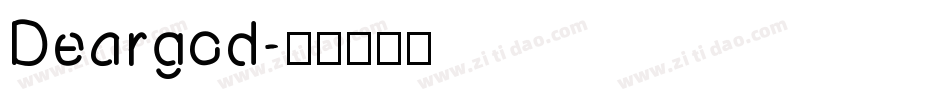Deargod字体转换
