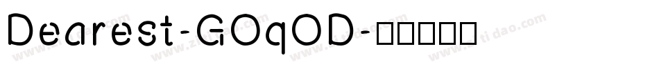 Dearest-GOqOD字体转换