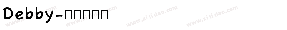 Debby字体转换