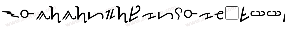 OldeDethekItalic-J44K字体转换