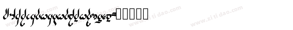 DINCondensedC-Regular-2字体转换