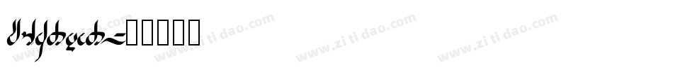 DINProPL字体转换
