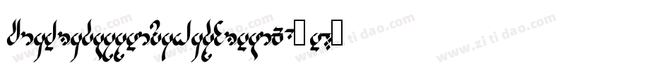 DinRundschriftEngkursiv-3qr8字体转换