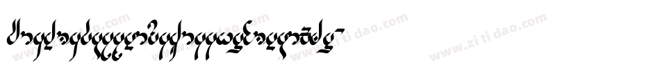 DinRundschriftMittelkursiv-Al1A字体转换