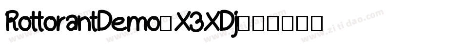 RottorantDemo-X3XDj字体转换