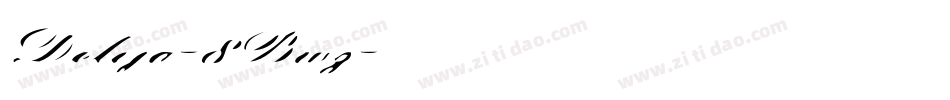 Delija-8Bwz字体转换