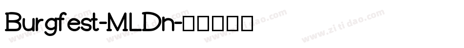 Burgfest-MLDn字体转换