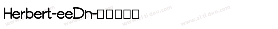 Herbert-eeDn字体转换