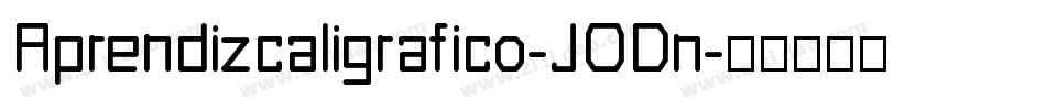 Aprendizcaligrafico-JODn字体转换